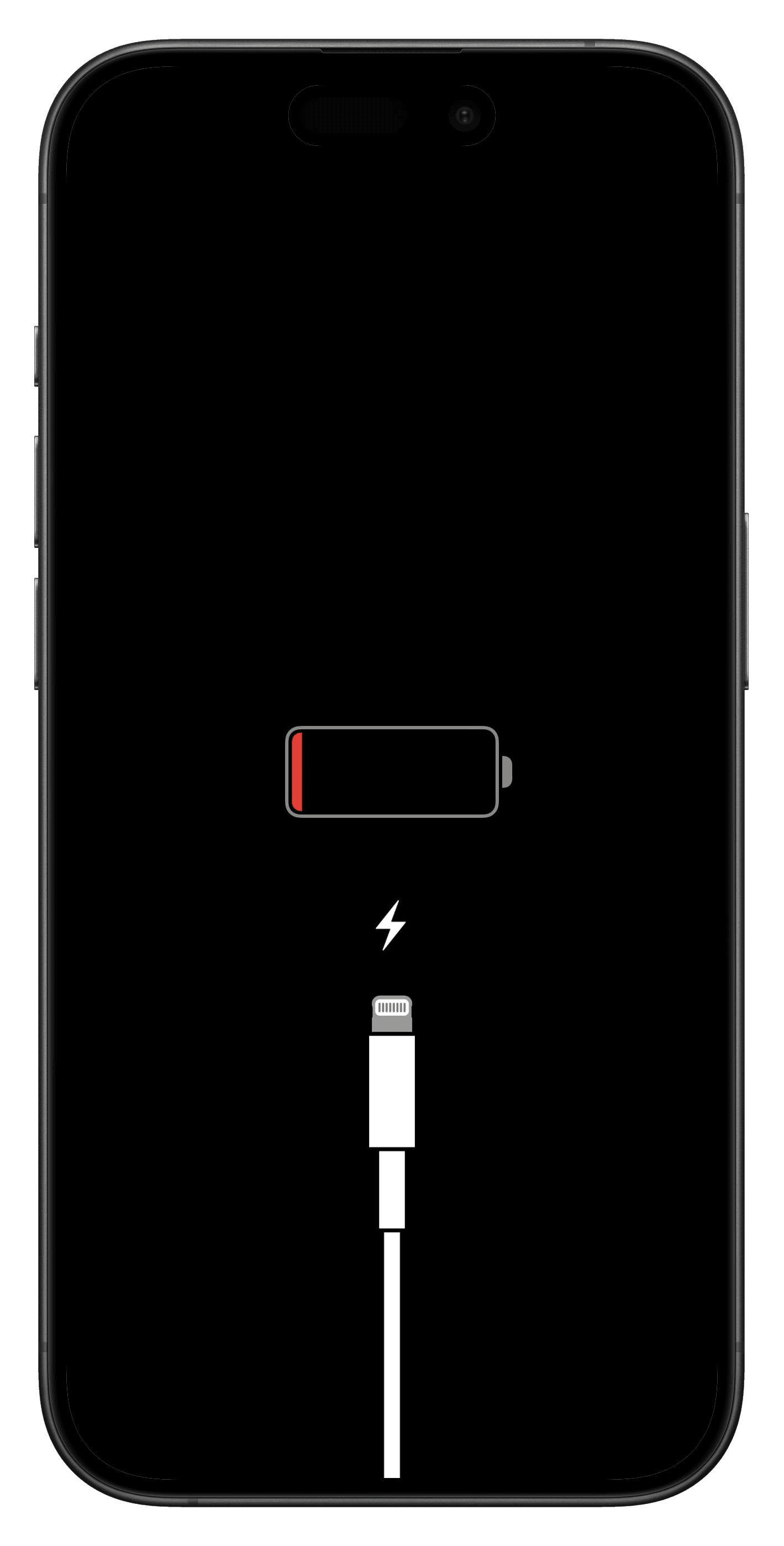 Phone with a dead battery